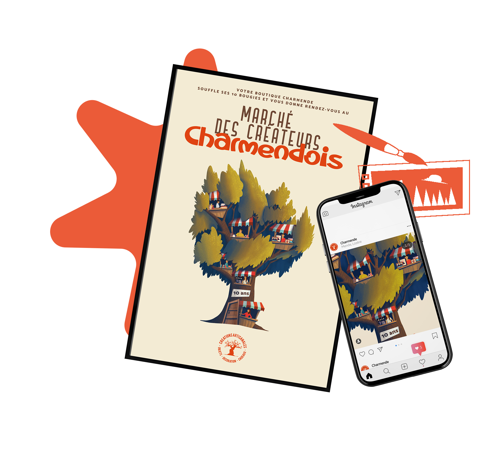 Graphiste à Mende en Lozère, création graphique et illustration à Mende en Lozère